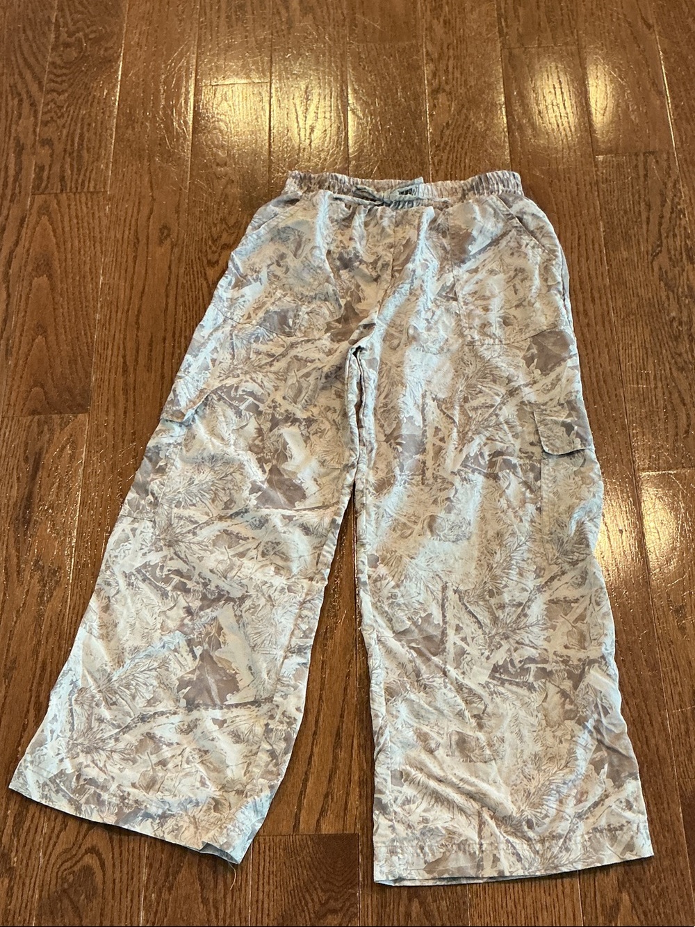 art class Light Gray Printed Cargo Jumpsuit Pants